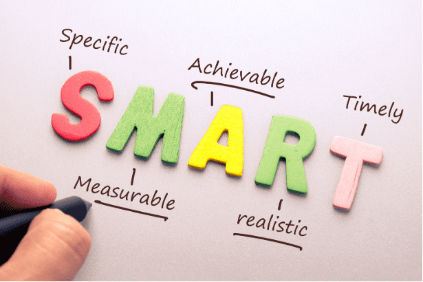 Abbreviation for SMART - Smart, Measurable, Achievable, Realistic, Timely